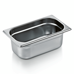 Essentials GN Behälter Set GN 1/4-100 mm, Set á 6 Stück, Chromnickelstahl