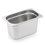 Essentials GN Behälter Set GN 1/4-150 mm, Set á 6 Stück, Chromnickelstahl