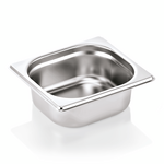 Essentials GN Behälter Set GN 1/6-065 mm, Set á 6 Stück, Chromnickelstahl