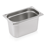Was Germany GN Behälter GN CORE 1/4-150 mm, mit U-Ecken, Chromnickelstahl