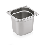 Was Germany GN Behälter GN CORE 1/6-150 mm, mit U-Ecken, Chromnickelstahl