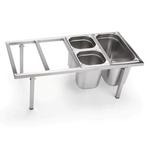 Was Germany GN Behälter GN CORE 1/6-200 mm, mit U-Ecken, Chromnickelstahl