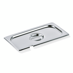 Was Germany GN Deckel GN SELECT 1/3, mit Löffelaussparung, Chromnickelstahl 18/8