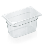 Was Germany GN Behälter GN 94 1/4-150 mm, mit Skalierung, Polycarbonat