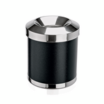 Was Germany Papierkorb, feuerfest, Ø 24 cm, Höhe 30 cm, schwarz, pulverbeschichtet, Edelstahl