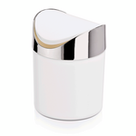 Essentials Tischrestebehälter, 1,2 ltr., Ø 12 cm, Verchromt, Kunststoff