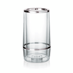 Was Germany Flaschenkühler, Ø 11,5 cm, Höhe 23 cm, transparent, doppelwandig, Kunststoff