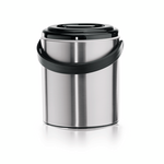 Essentials Eiseimer, mit Zange, Ø 15 cm, Höhe 20,5 cm, 2,2 ltr., Edelstahl, Kunststoff