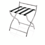 Was Germany Gepäckablage mit Wandschutz, 50 x 48 x 54 cm, silberfarben, Chromnickelstahl