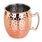 Was Germany Moscow Mule, 0,4 ltr., Ø 8,7 cm, Höhe 9 cm, gehämmert, Kupferoptik, Chromnickelstahl, PVD Beschichtung
