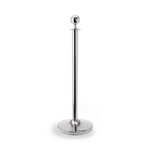 Was Germany Abgrenzungspfosten Kugel Set CLASSIC, Set á 2 Stück, hochglanzpoliert, Chromnickelstahl