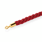 Was Germany Verbindungskordel CLASSIC, Ø 3,2 cm, 1,5 m, rot, goldfarben, Polyester, Edelstahl