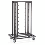 Was Germany Transportwagen für Abgrenzungspfosten bis Ø 6 cm, 120 x 80 x 193 cm, Stahl