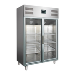 SARO Gewerbekühlschrank, Glastür - 2/1 GN GN 1200 TNG