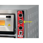 GMG Classic PF 6262 DE-T Pizzaofen Temperaturanzeige