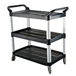 Vaiotec Servierwagen Kunststoff "small" / 3 Böden, 845 x 430 mm