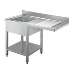 Vaiotec Topline Spülcenter / 1 Becken links, 1400 x 700 mm