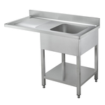 Vaiotec Topline Spülcenter / 1 Becken rechts, 1400 x 700 mm