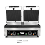 GMG Doppel-Kontaktgrill KG5530DEG, oben gerillt, unten Glatt/Gerillt, Variante: KG5530DEG