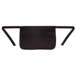 Whites Unisex Kellnerschürze mit Tasche schwarz