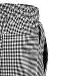 Chef Works Unisex Kochhose Easyfit schwarz weiß kleinkariert XS