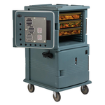 Cambro Ultra Camcart mit beheizten Türen UPCH1600 Schieferblau