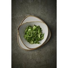 Churchill Stonecast Raw Lotus Schalen, Grau, 178 mm (12 Stück)