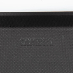 Cambro Treadlite rechteckiges rutschfestes Fiberglas-Tablett schwarz 45,7x35,5cm