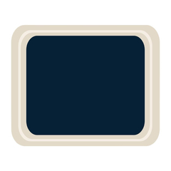 Roltex GN1/2 Serviertablett blau 32,5 x 26,5cm