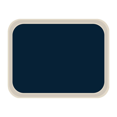 Roltex America Serviertablett blau 47 x 36cm