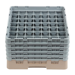 Cambro Gläserspülkorb beige mit 49 Fächern max Glashöhe 25,7cm