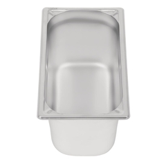 Vogue Strapazierfähiger GN-Behälter 1/3 Edelstahl 150mm