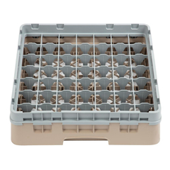 Cambro Gläserspülkorb beige mit 49 Fächern max Glashöhe 9,2cm