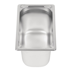 Vogue Strapazierfähiger GN-Behälter 1/4 Edelstahl 150mm