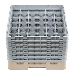 Cambro Gläserspülkorb beige mit 36 Fächern max Glashöhe 29,8cm