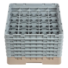 Cambro Gläserspülkorb beige mit 25 Fächern max Glashöhe 29,8cm
