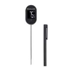 KitchenAid Global Pivot Display Digitalthermometer Schwarz
