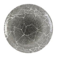 Churchill Studio Prints Kintsugi Quartz Black Coupé-Teller, 260 mm, (12 Stück)