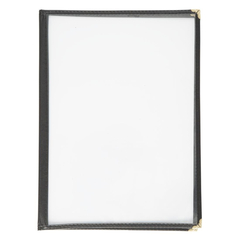 Olympia Einsteckhülle schwarz A4 4 Seiten