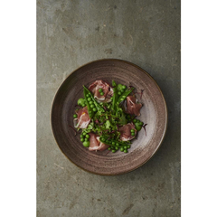 Churchill Stonecast Raw Coupe Schalen Braun 184mm (12 Stück)