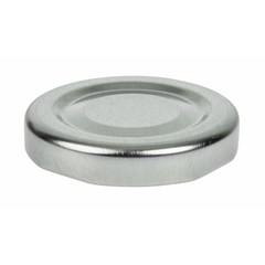 Silberne Kappe für Mini-Milchflasche GL160 (18 Stück)