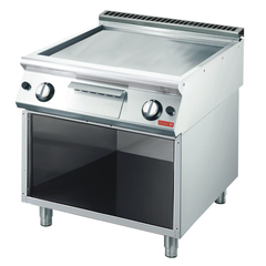 Gastro M Gasgrillplatte 70/80FTGS-FR Glatt und Verchromt