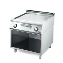 Gastro M 700 elektrische Grillplatte GM70/80FTES-CR Glatt und Verchromt