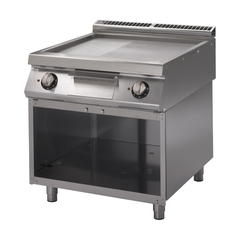 Gastro M 700 Plus Elektrische Grillplatte GM70/80FTRES-CR 2/3 Glatt 1/3 Gerillt