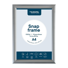 Europel Klapprahmen A4 25mm silber