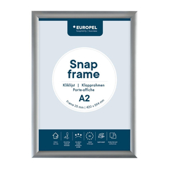 Europel Klapprahmen A2 25mm silber