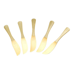 Sier Einwegmesser Bambus 90 mm (30 Stück)