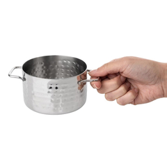 Olympia Tischpräsentation Mini Auflaufform Gehämmert 460ml