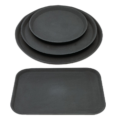 Sonderangebot Olympia kristallon Polypropylen rutschfeste Serviertabletts Combo (12 Stück)