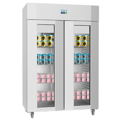 Polar U-Serie Energieeffizienter Bereich Doppeltüriger Stehender Gefrierschrank